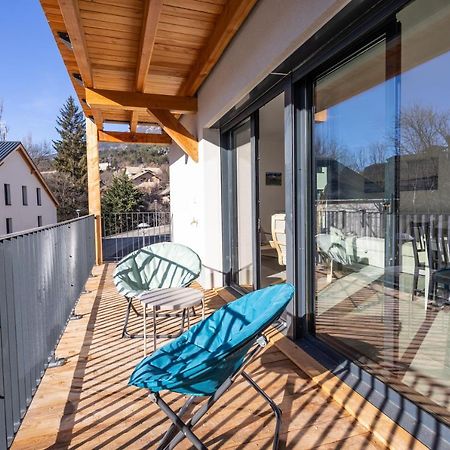Au Calme Des Sommets - Vue Montagne Apartment Embrun Luaran gambar